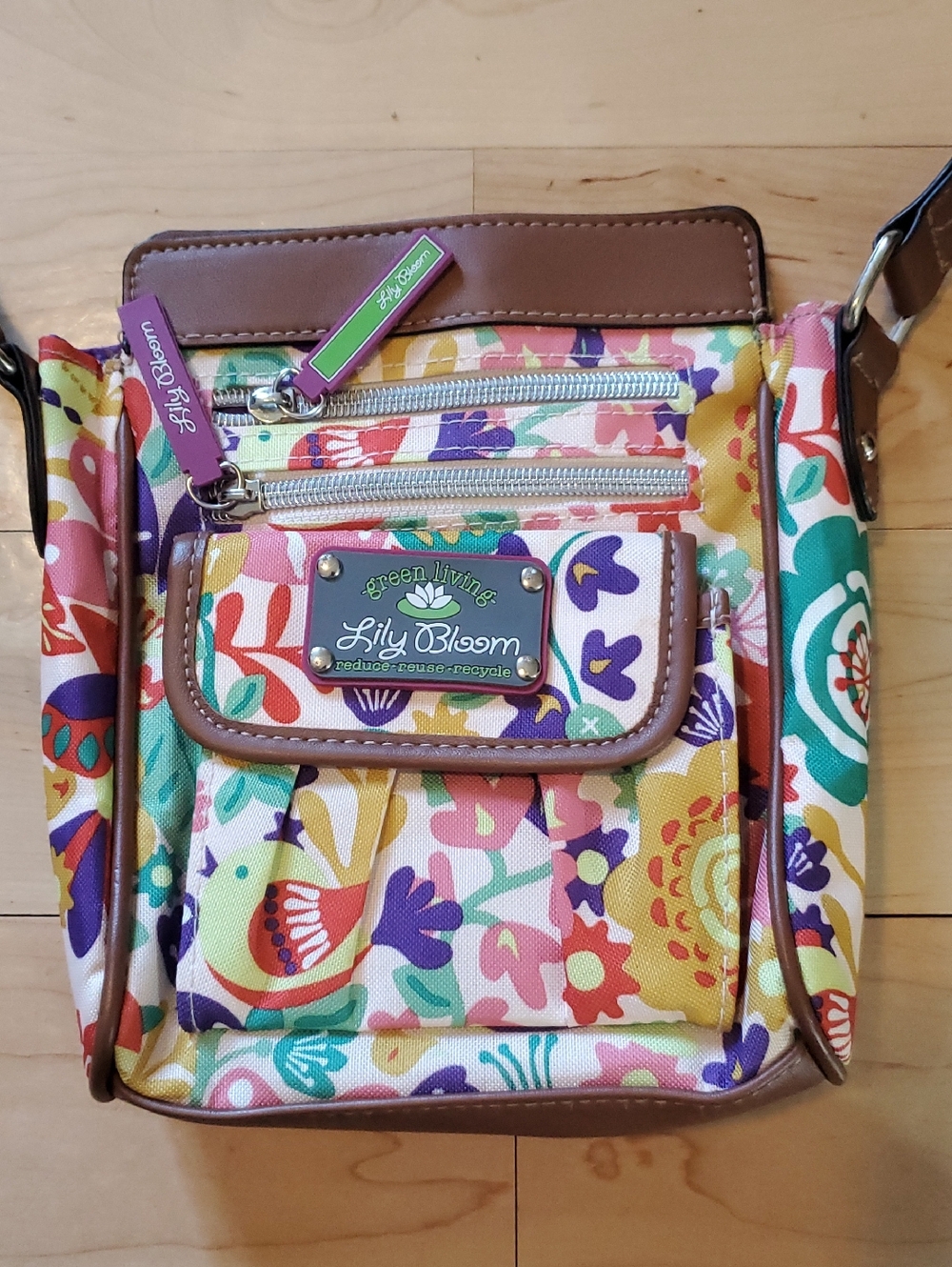 Lily Bloom Floral Crossbody Bag in Multicolor